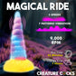Creature Cocks Unicorn Glow-in-the-Dark Vibrating Silicone Dildo w Remote