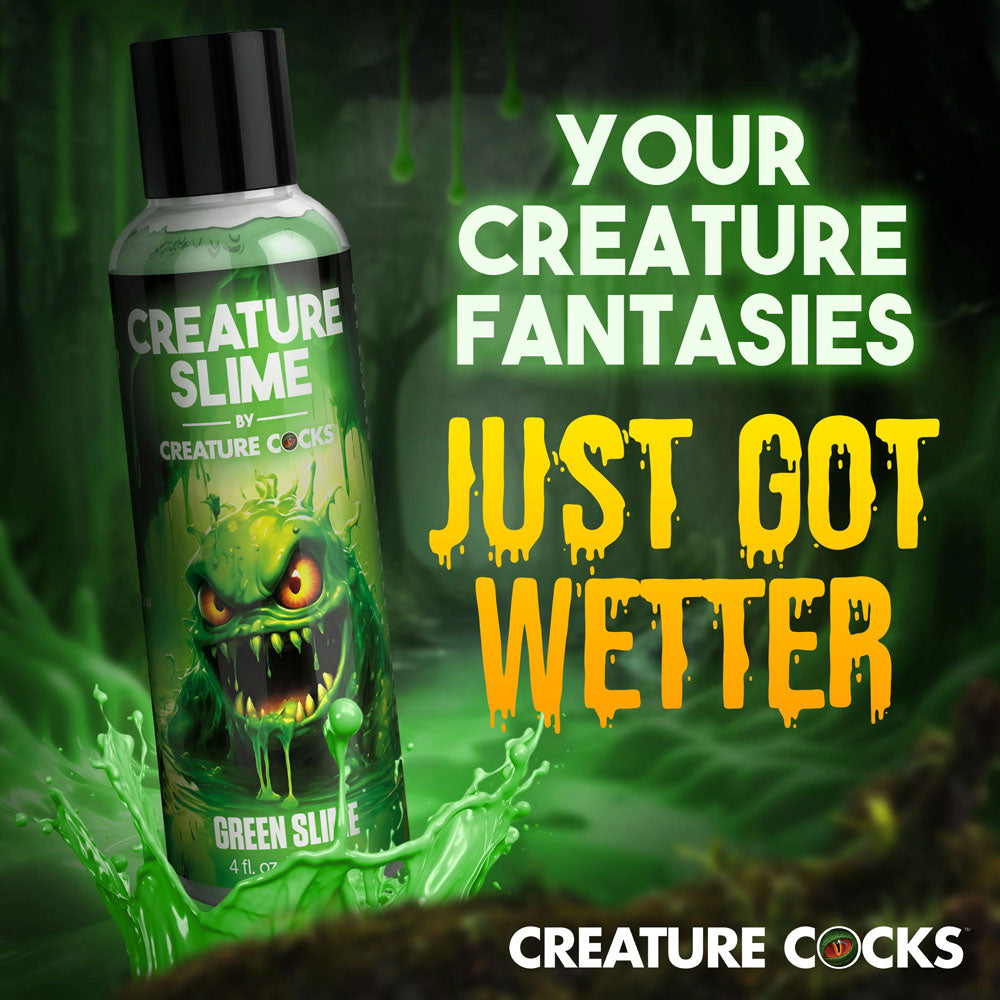 Creature Cocks Creature Slime Green Slime Green Water Based Lubricant 4oz/118ml