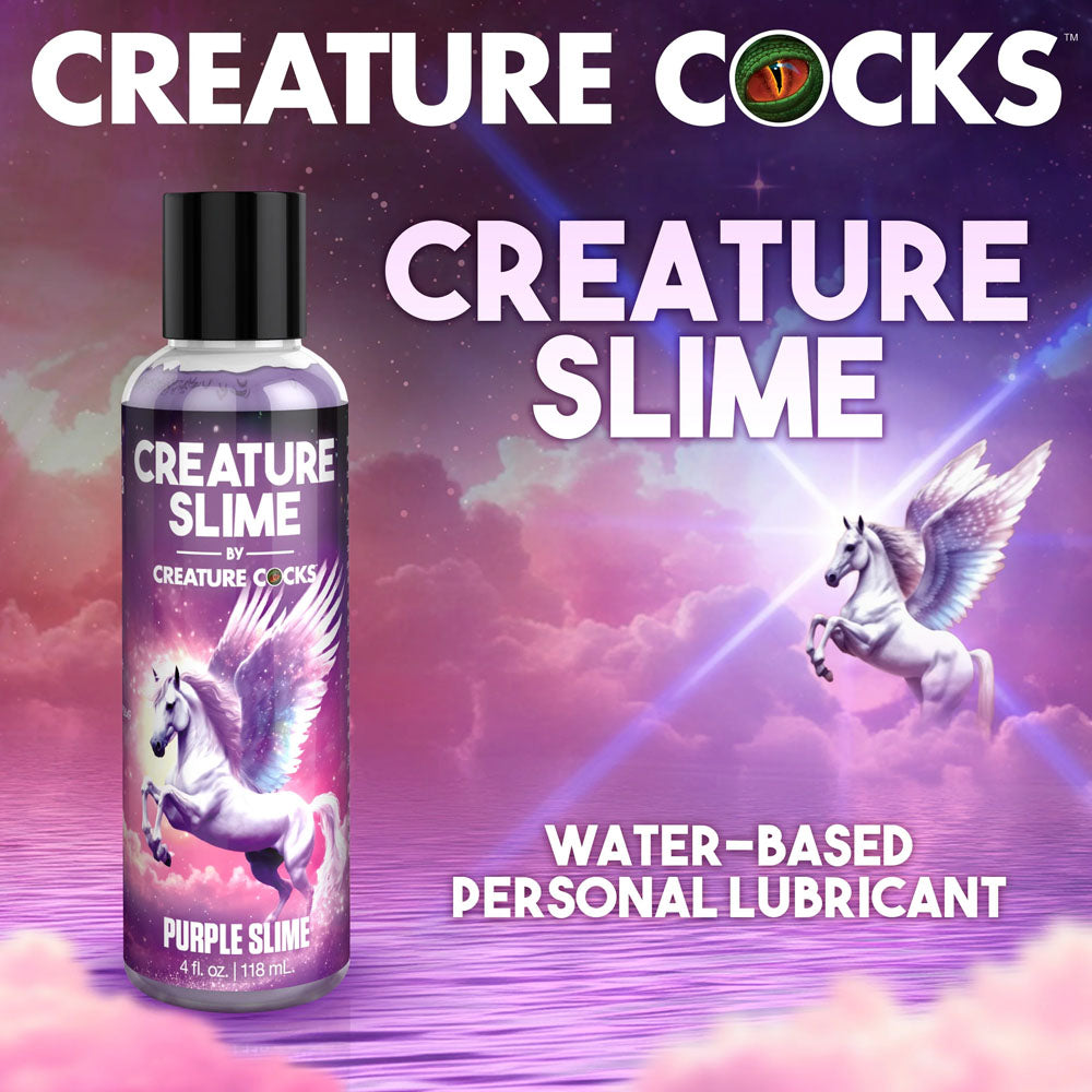 Creature Cocks Creature Slime Purple Slime Water Based Lubricant 4oz/118ml
