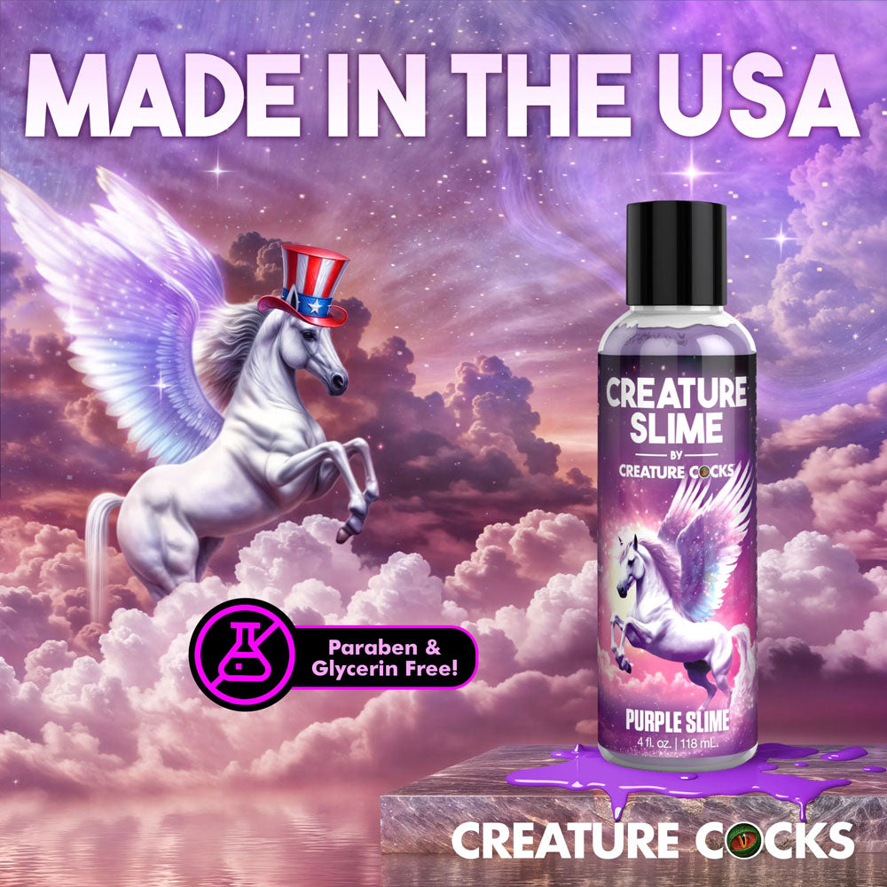 Creature Cocks Creature Slime Purple Slime Water Based Lubricant 4oz/118ml