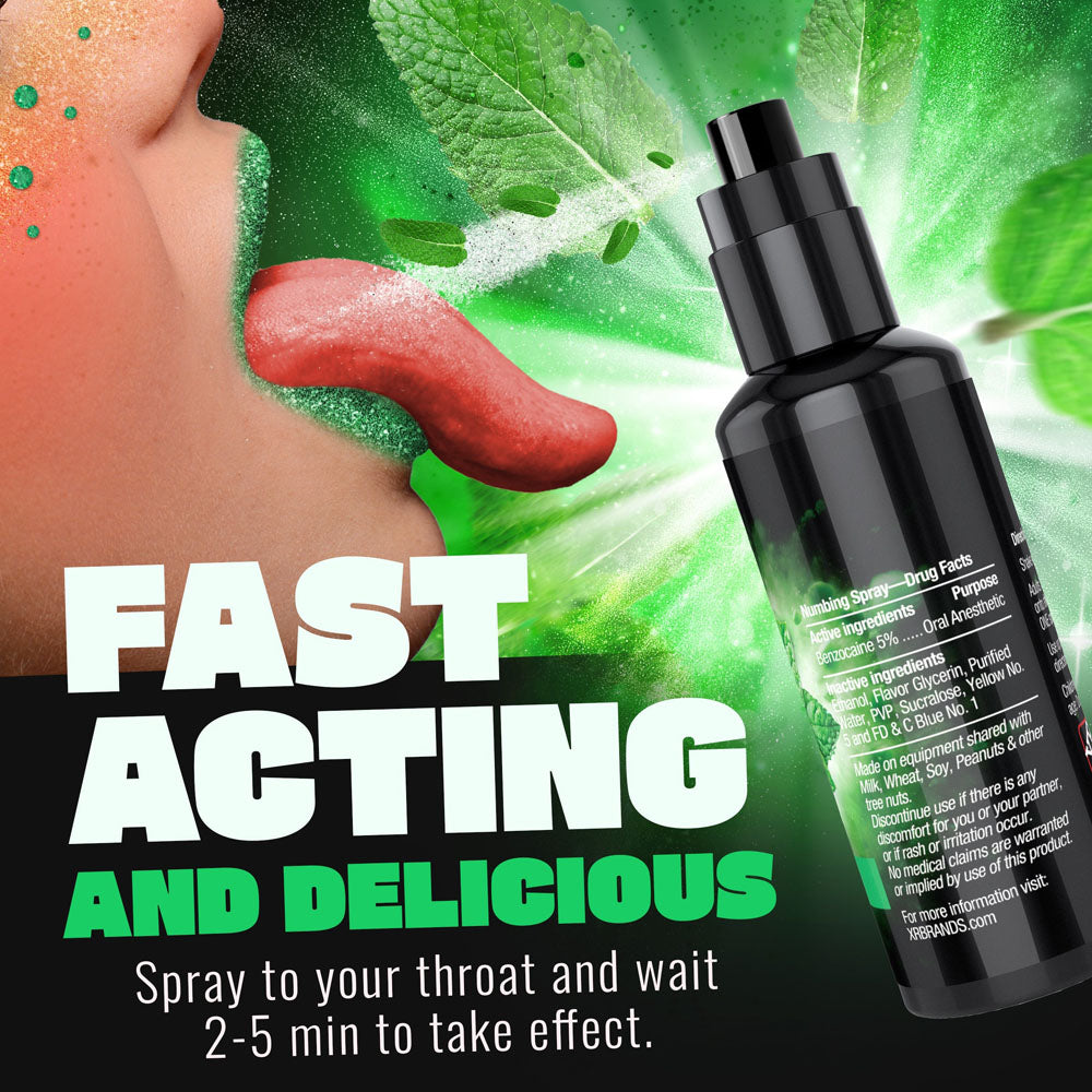 XR Brands | Good Blow Deep Throat Spray - Spearmint 59ml