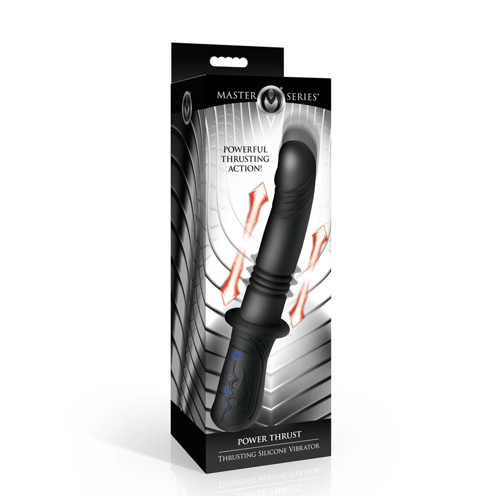 Master Series Power Thrust - Black 26.4cm USB Rechargeable Thrusting Vibrator