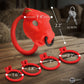 Master Series Bull Chastity Cage - Red