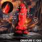 Creature Cocks Dragon Thrust Thrusting & Vibrating Silicone Dildo with Remote