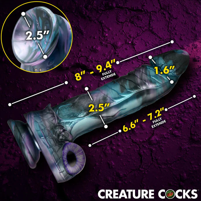 Creature Cocks Astro-Thrust Thrusting & Vibrating Silicone Dildo