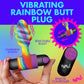 XR Brands |  BANG! Vibrating Rainbow Butt Plug