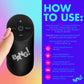 XR Brands |  BANG! Vibrating Rainbow Butt Plug