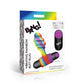 XR Brands |  BANG! Vibrating Rainbow Butt Plug