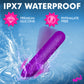 XR Brands | BANG! Tapered Flexible Silicone Bullet Purple