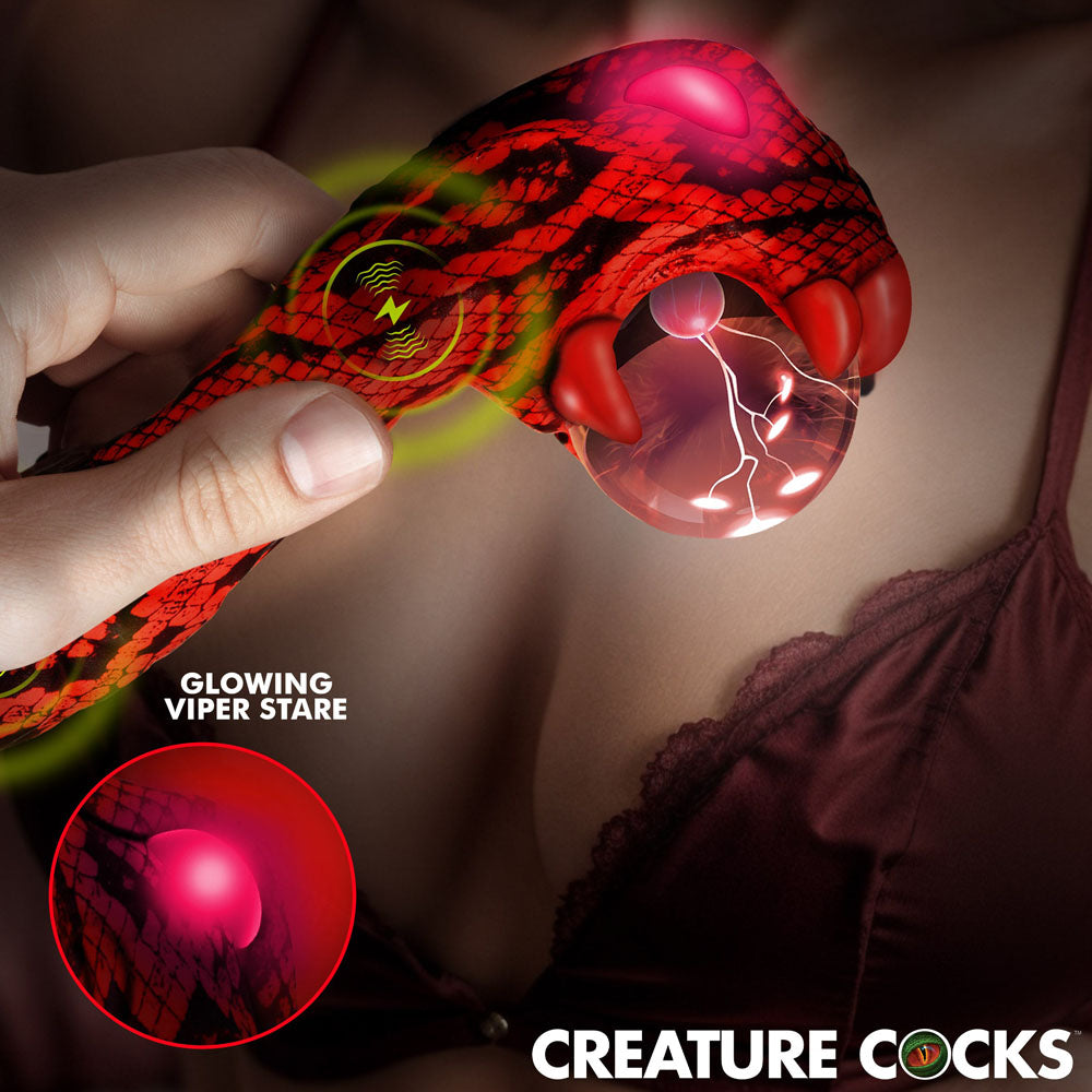 Creature Cocks Cobra - Silicone Plasma Fantasy Vibrator with Plasma Ball Orb