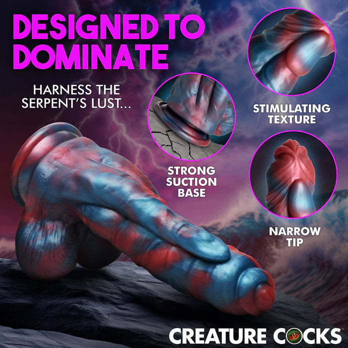 Creature Cocks Hydra X Vibrating Silicone Dildo with Remote