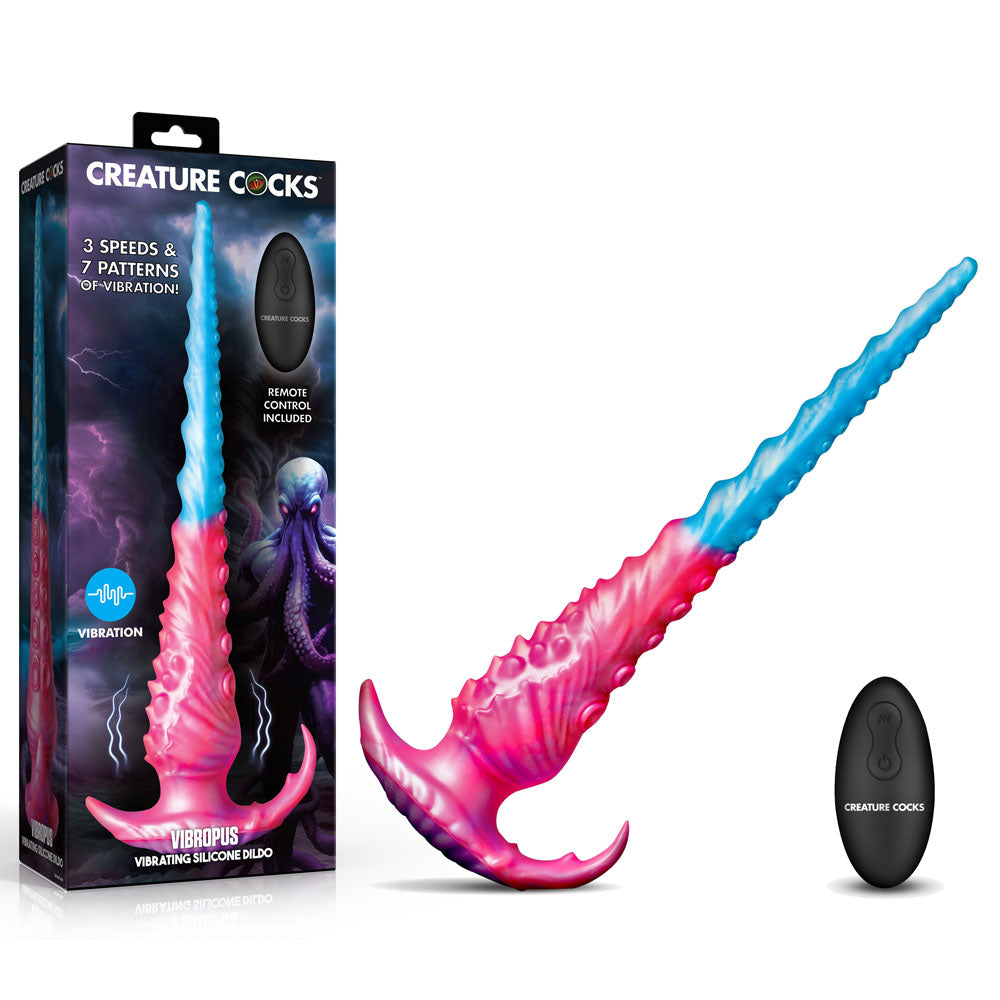 Creature Cocks Vibropus Vibrating Tentacle Anal Dildo with Wireless Remote
