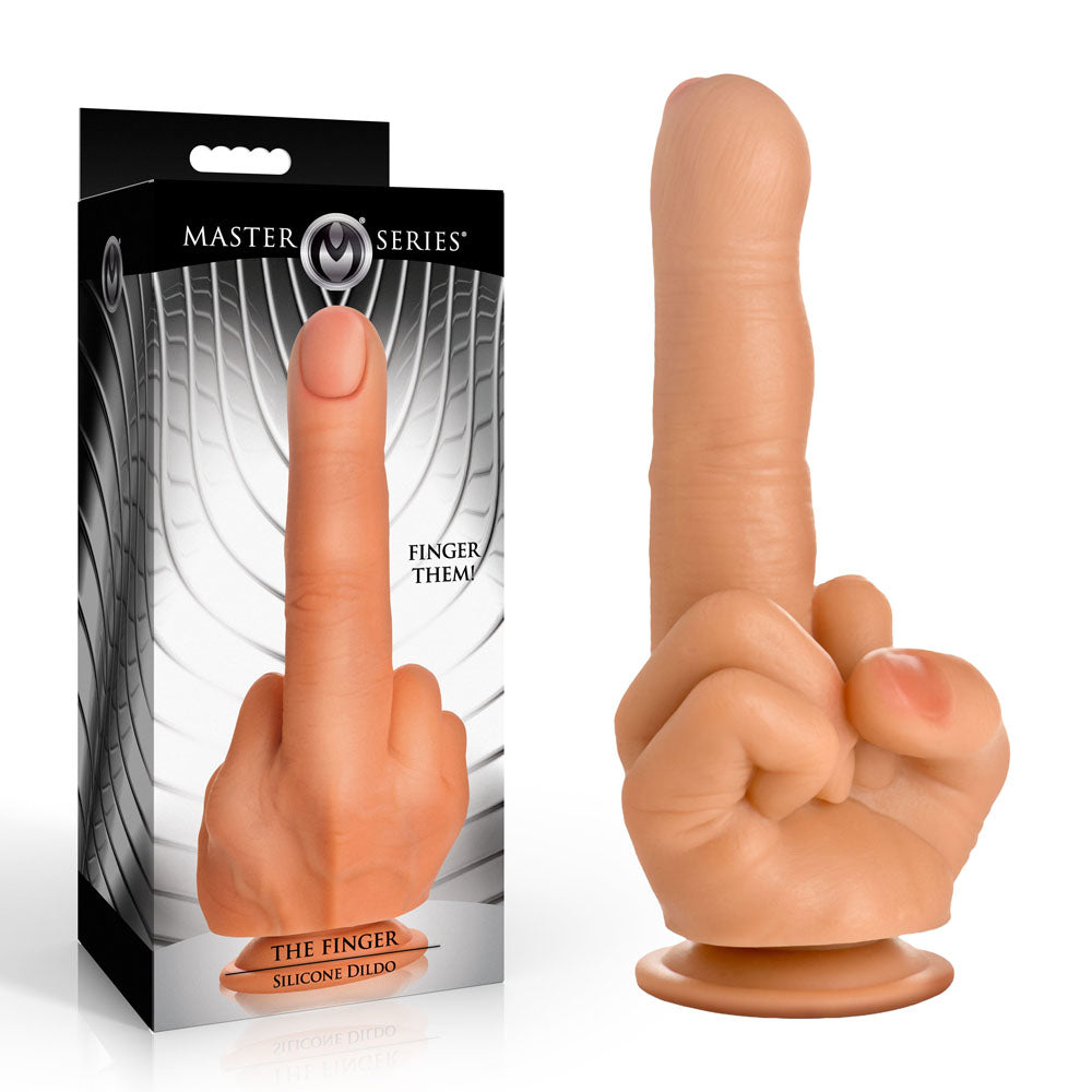 Master Series The Finger - Flesh 21.3cm Giant Finger Dildo
