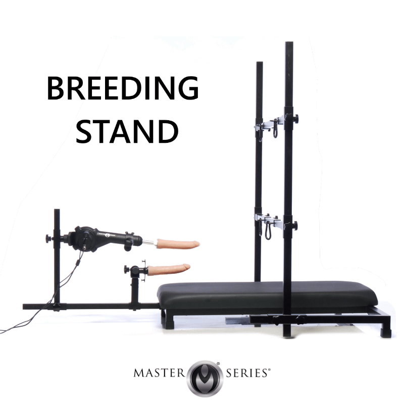Master Series Breed Master - Breeding Restraint Stand with Sex Machine