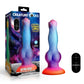 Creature Cocks Astro Cock - Glow In Dark Vibrating Fantasy Dildo with Remote