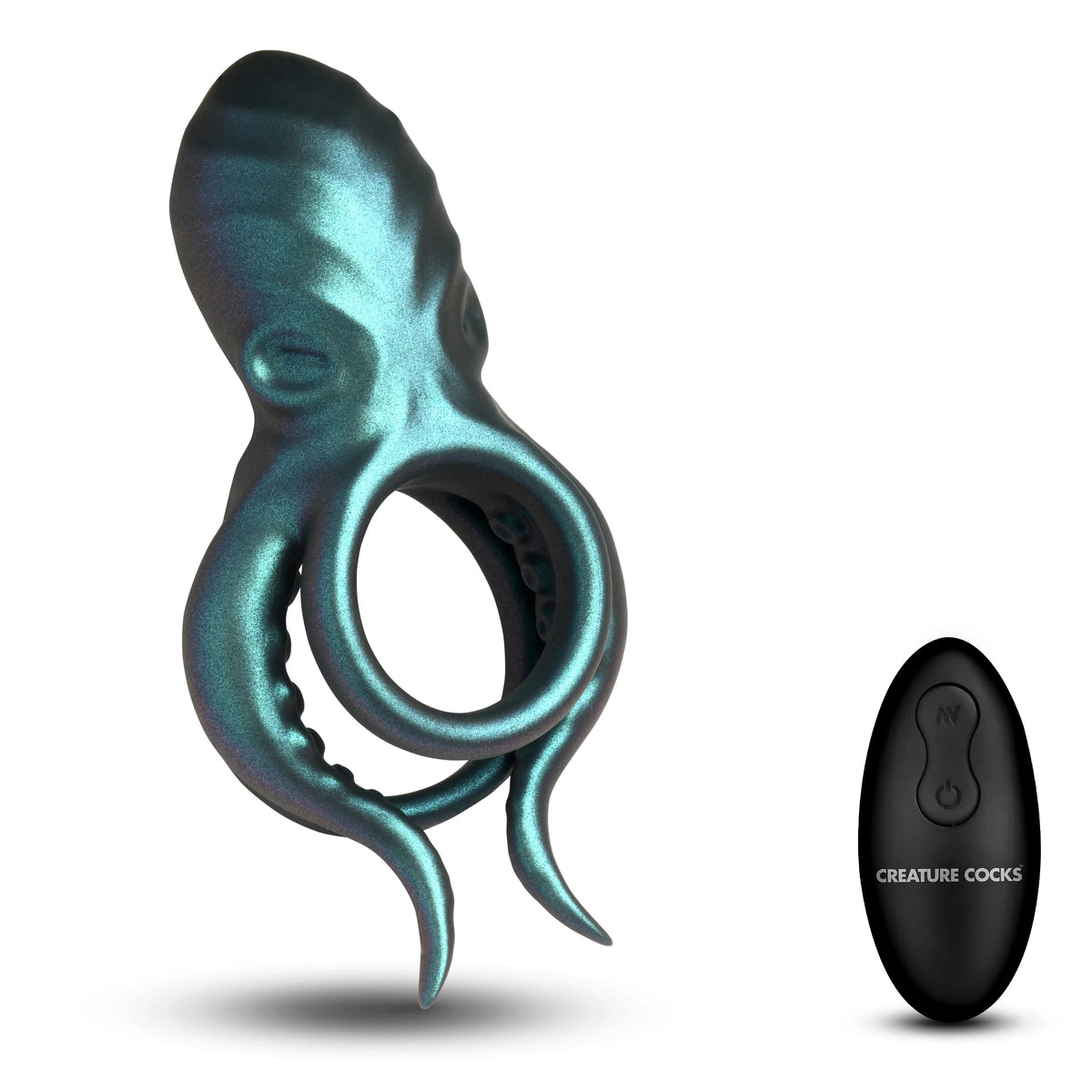 Creature Cocks Octo Grip Vibrating Silicone Cock Ring with Remote