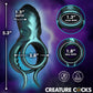 Creature Cocks Octo Grip Vibrating Silicone Cock Ring with Remote