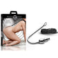 Master Series Roped - Beaded Metal Anal Hook with Rope