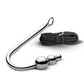 Master Series Roped - Beaded Metal Anal Hook with Rope