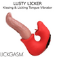 XR Brands | Lickgasm Lusty Licker Kissing & Licking Tongue Vibrator