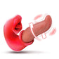 XR Brands | Lickgasm Lusty Licker Kissing & Licking Tongue Vibrator