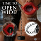 Master Series Plugged - Red Lips Silicone Feeding Mouth Gag