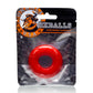 OxBalls Donut 2 Cockring Cock Ring Large Red