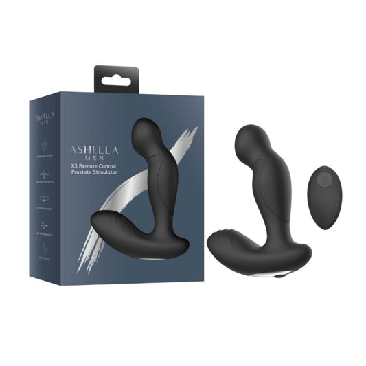 AAPD | Ashella Men X3 Remote Control Prostate Stimulator