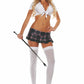 Starline Lingerie Solid Tie Top White Size S/M or M/L