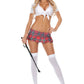 Starline Lingerie Plaid Mini Skirt Red Size S/M or M/L