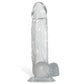 Adam & Eve Crystal Clear 8" Dildo Clear 20.3cm Dong