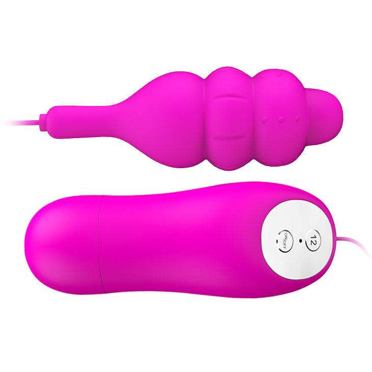 Baile Pleasure Shell Bullet Vibe Dark Purple w Remote