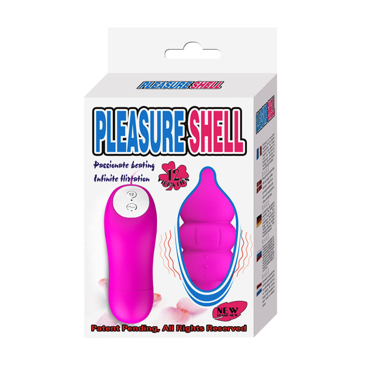 Baile Pleasure Shell Bullet Vibe Dark Purple w Remote