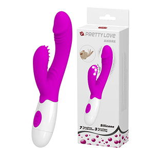 Pretty Love Andre Rabbit Vibrator Purple