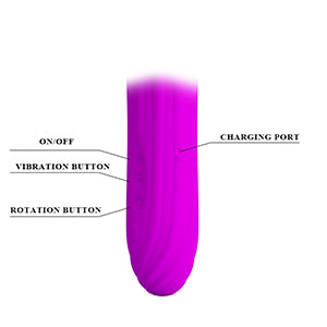 Pretty Love Abraham Vibrator Purple