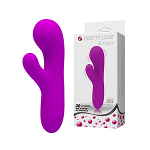 Pretty Love Berger Mini Rabbit Vibrator Purple
