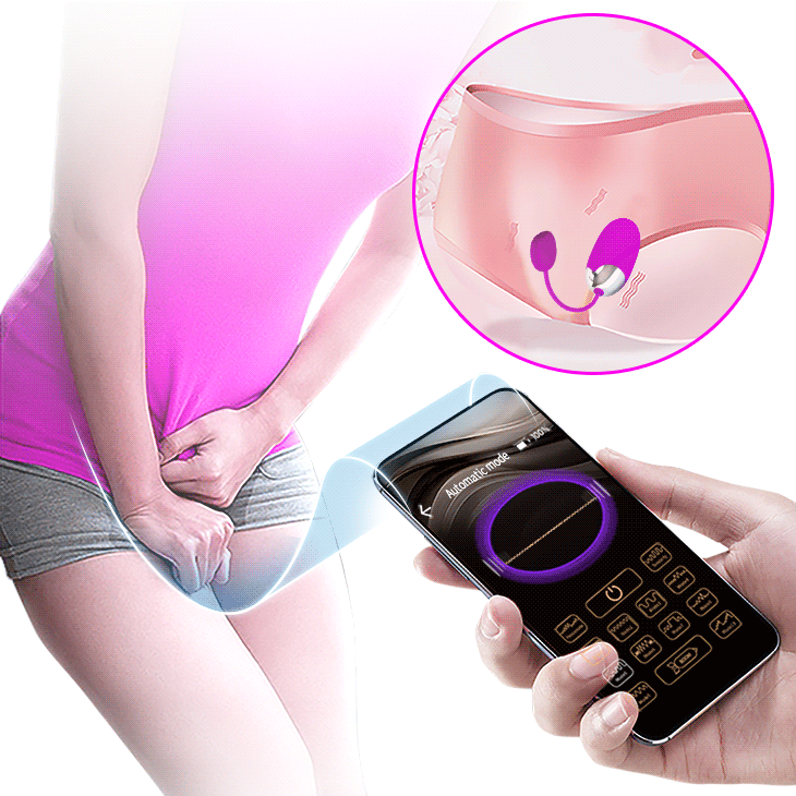 Pretty Love Abner Egg Vibrator with App Control Purple