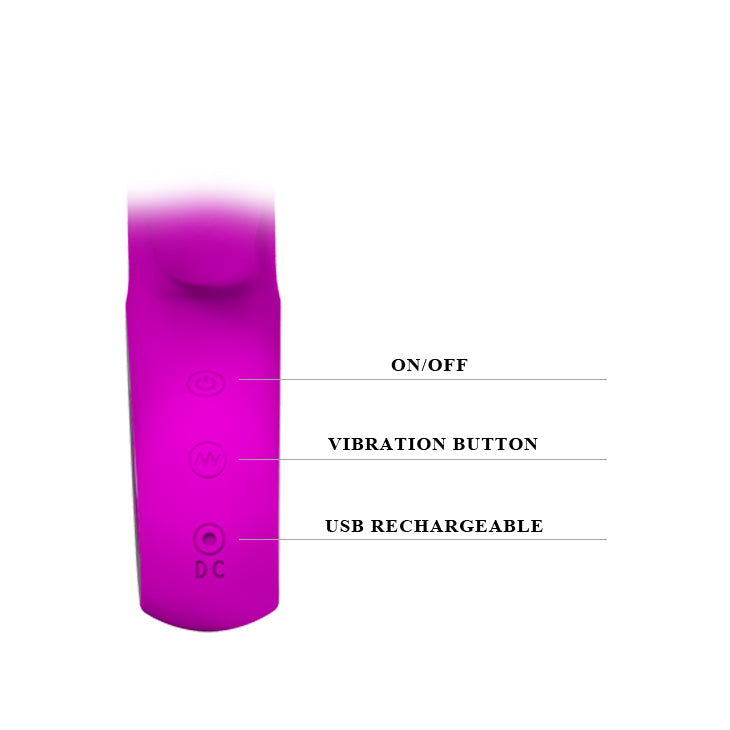 Pretty Love Webb Rabbit Vibrator Purple