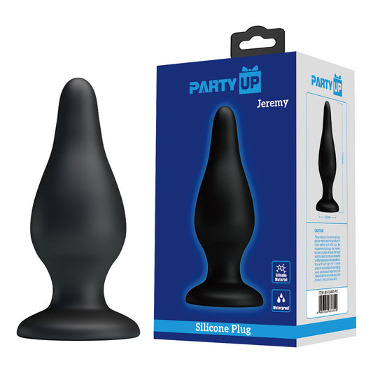 Party Up JEREMY Black 15.4cm Butt Plug