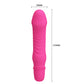 Pretty Love Stev Dolphin Vibrator Hot Pink