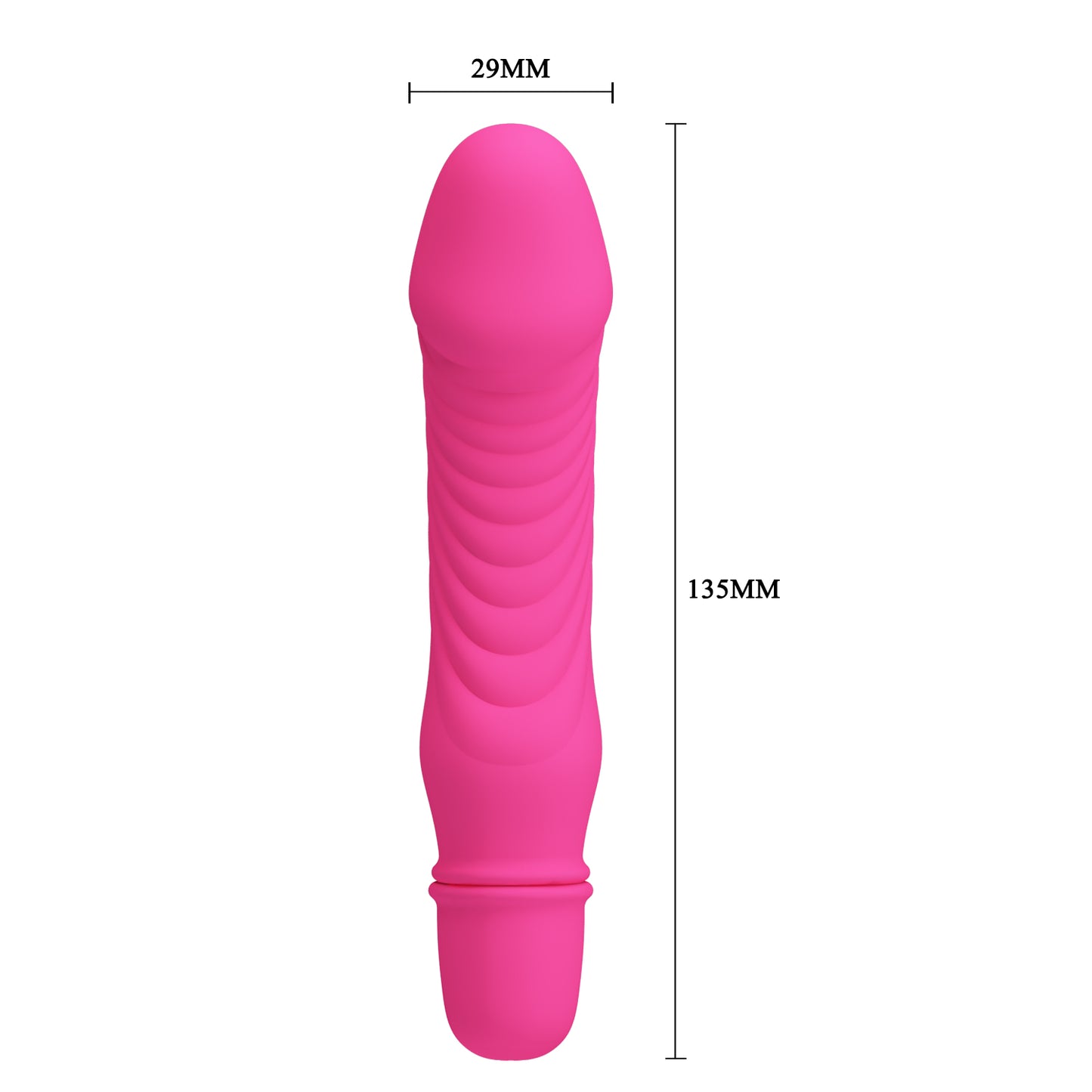 Pretty Love Stev Dolphin Vibrator Hot Pink