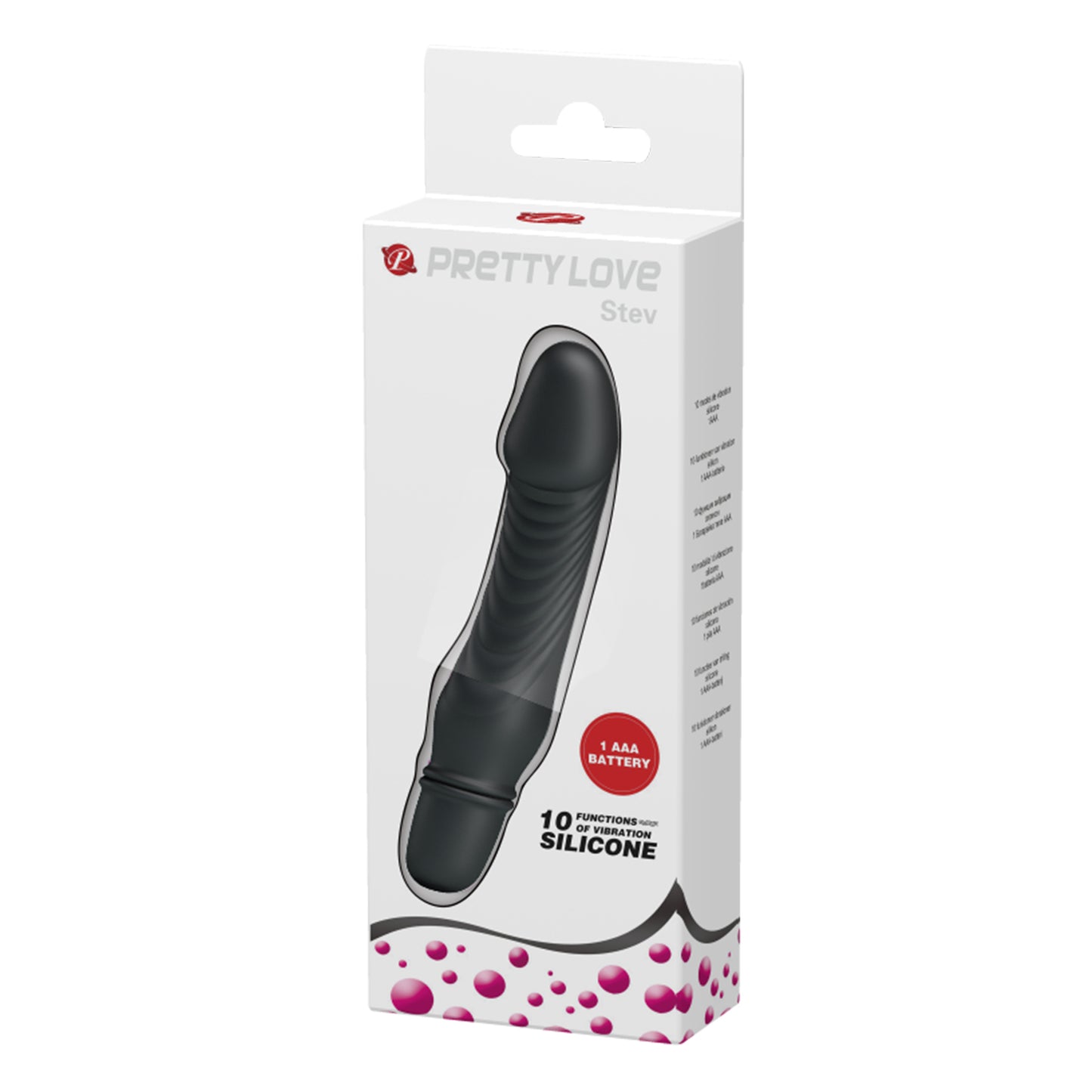 Pretty Love Stev Dolphin Vibrator Black