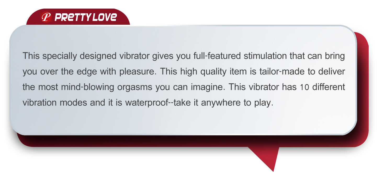 Pretty Love Goddard Vibrator Soft Pink