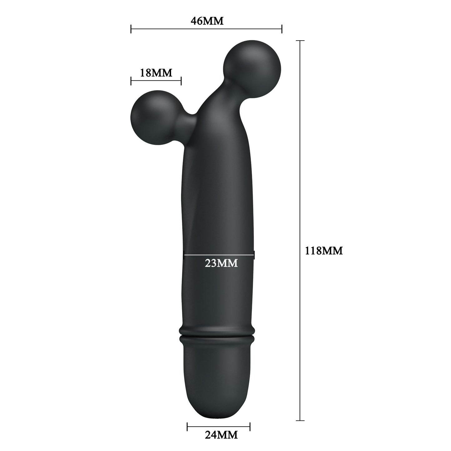 Pretty Love Goddard Vibrator Black