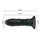 Pretty Love Magic Jingers Thrusting Anal Vibrator with Remote Black
