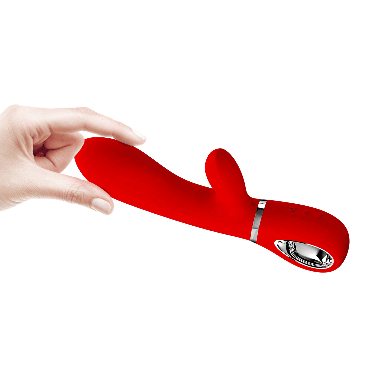 Pretty Love Super Soft Silicone Thomas Rabbit Vibrator Red