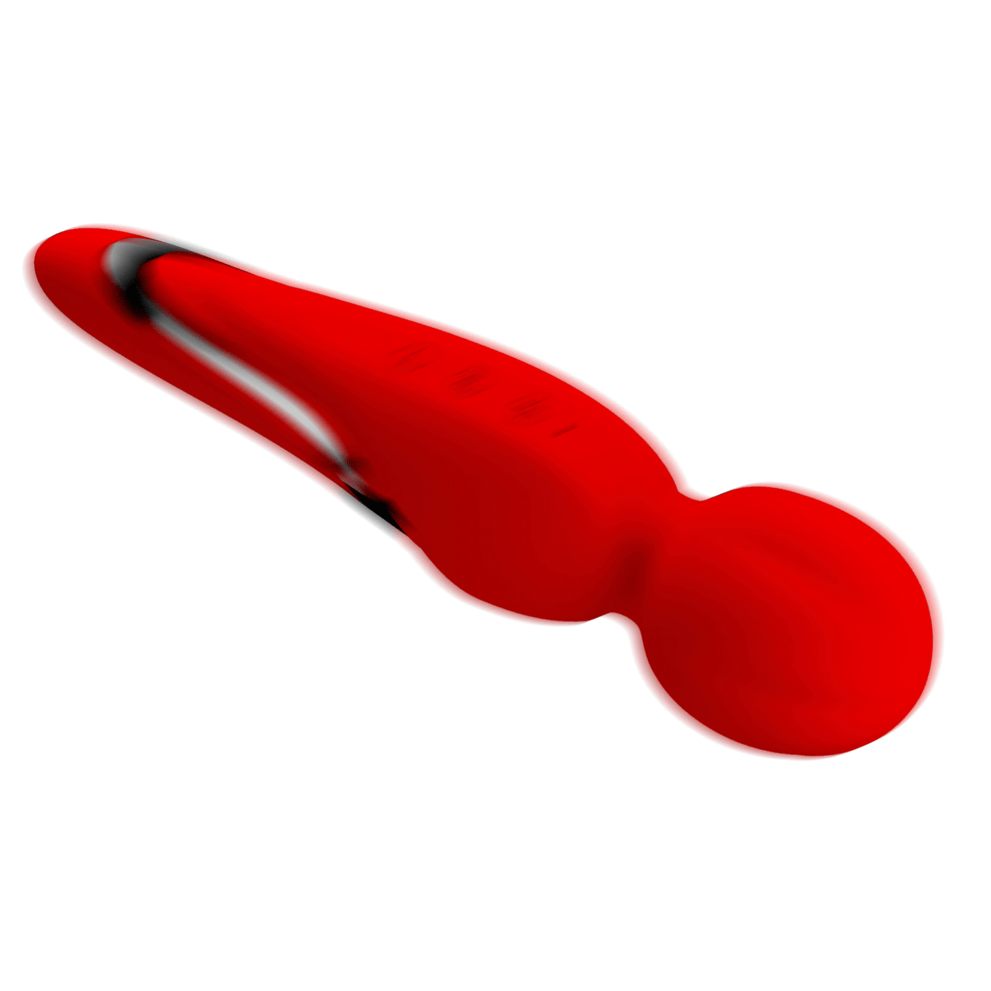 Pretty Love Super Soft Silicone Walter Body Massage Wand Vibrator Red