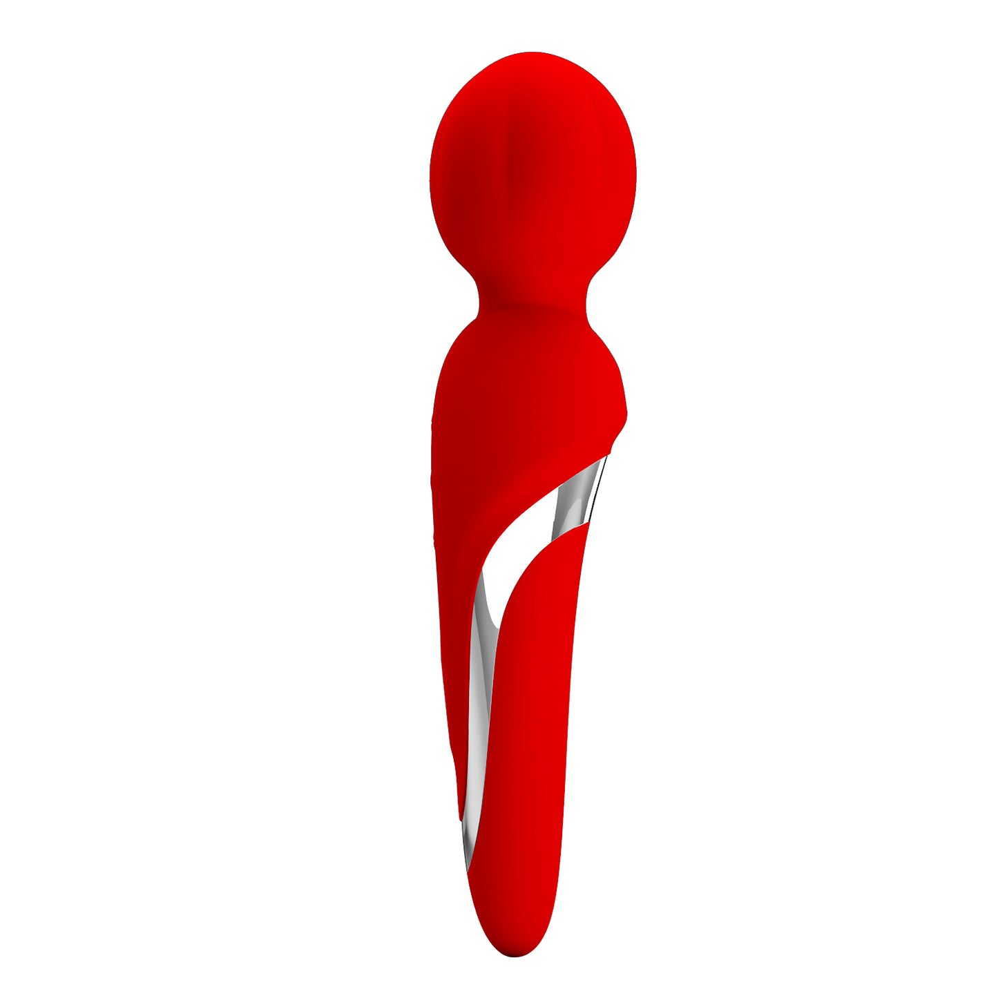 Pretty Love Super Soft Silicone Walter Body Massage Wand Vibrator Red