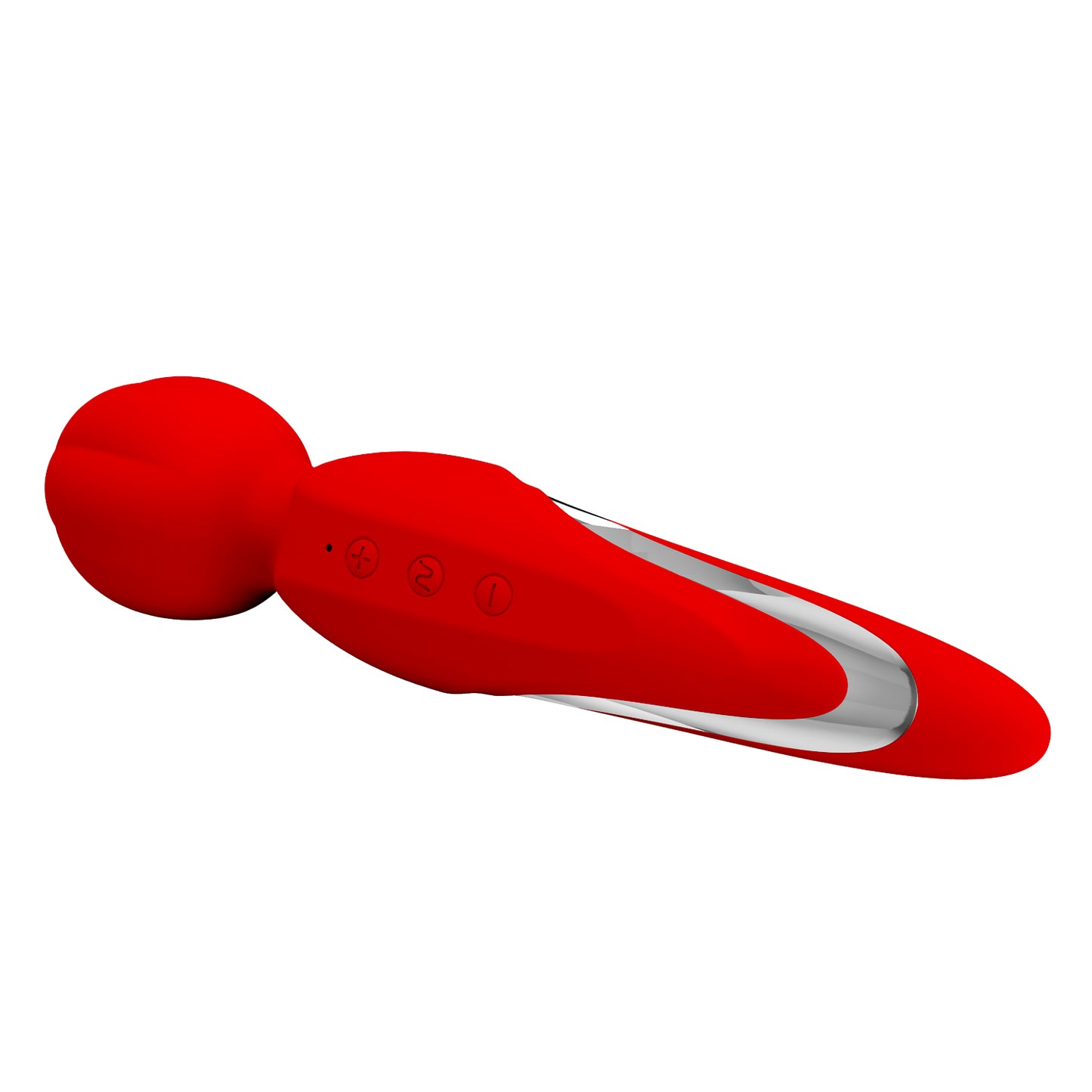 Pretty Love Super Soft Silicone Walter Body Massage Wand Vibrator Red