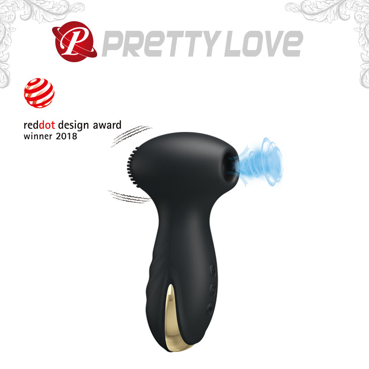 Pretty Love Hammer Sucking Vibrator with 24K Gold